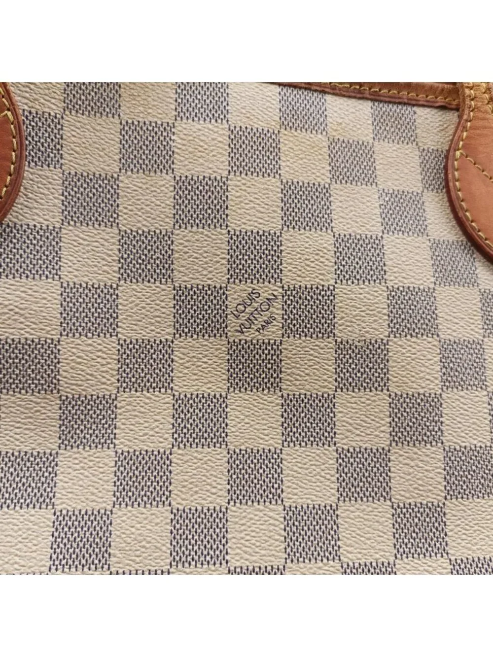 Louis Vuitton Neverfull MM Azur Damier Canvas Tote